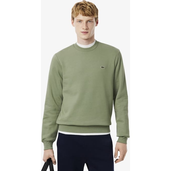 Lacoste heren sweatshirt - tijmgroen