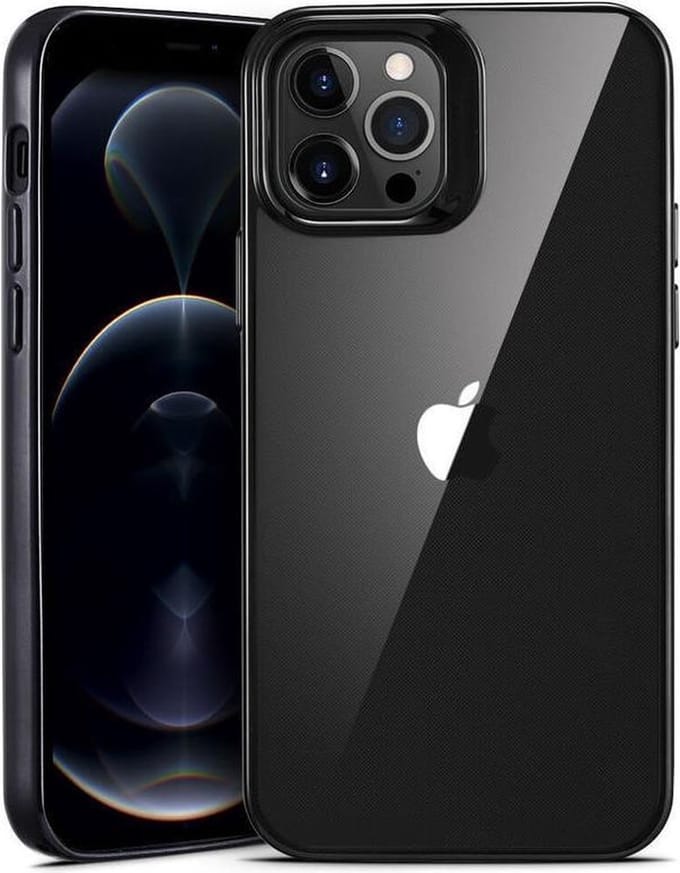 ESR Halo Apple iPhone 12 Pro Max Hoesje Transparant Zwart