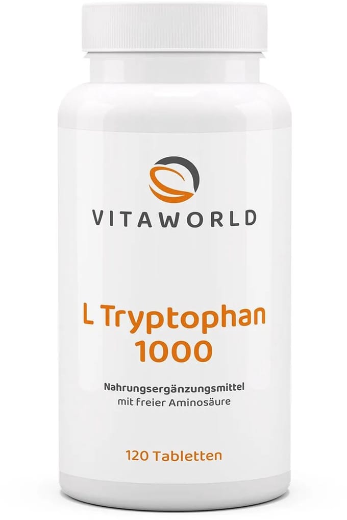 Vitaworld L-tryptofaan 1000mg 120 tabletten