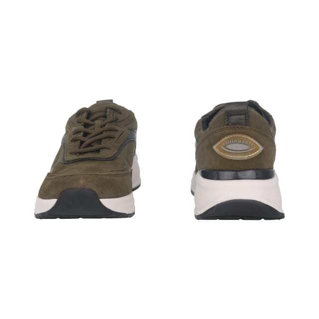 Gabor rollingsoft sensitive 96.835.31 - dames rollende wandelsneaker - Groen - maat 37.5 (EU) 4.5 (UK)