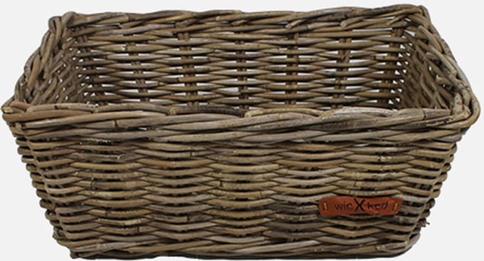 Wicked Trapezium - Fietsmand - Rotan - Grijs - 24L