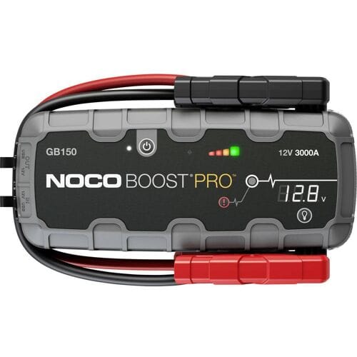 NOCO Boost PRO GB150 Lithium Startbooster - Starthulp 3000 ampère – Tot 80 startpogingen op 1 lading - USB lader voor smartphone/tablet - 500 lumen LED zaklamp