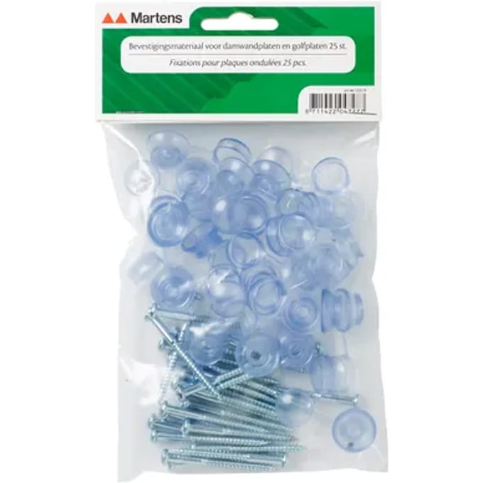 Martens Golfplaatschroeven Met Combidop - 50mm - Ø20mm - 25 Stuks