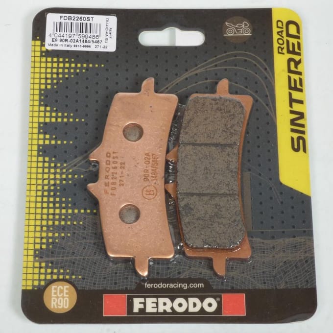 Plaquette de frein Ferodo pour Scooter Suzuki 1000 Katana 2019 DG325/DG455 / AV Neuf