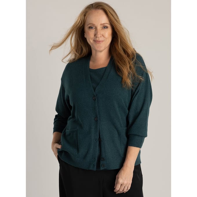 YEST CURVE Herta Cover ups - Teal Green - maat X-0(44)