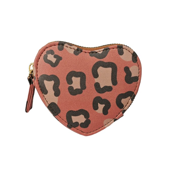 Portemonnee Wildlife luipaard print - trendy dames portemonnee.