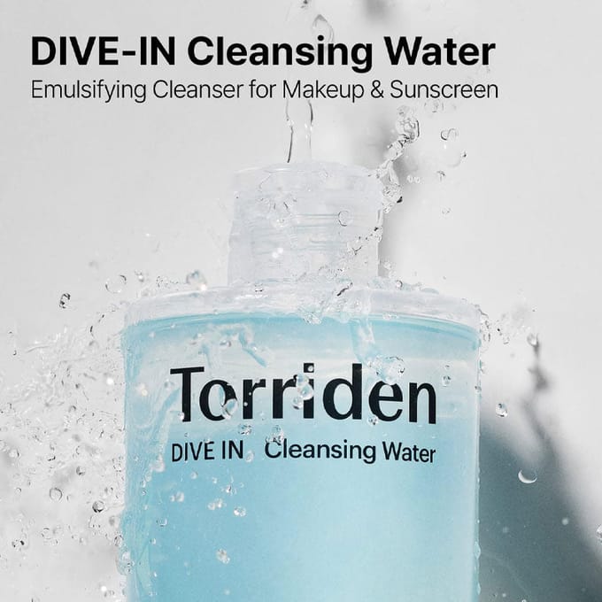 TORRIDEN Plongez dans l'eau nettoyante à l'acide hyaluronique de faible poids moléculaire 400 ml white