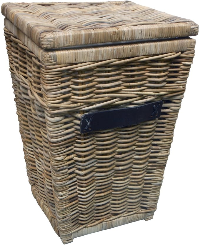 Rotan Wasmand Grijs - 40x40xH60 cm