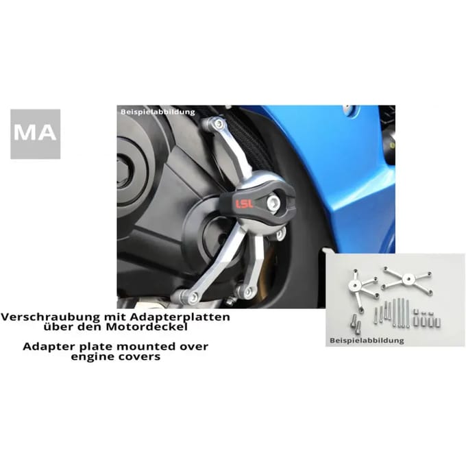 Montageset LSL Crash-pad Bandit GSX1250F