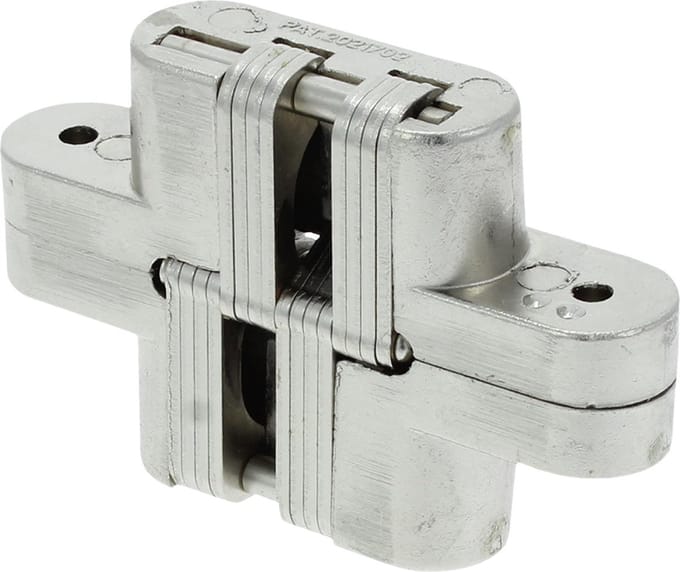 Starx scharnier onzichtbaar - nikkel - 25 X 117 mm - 8711332196249