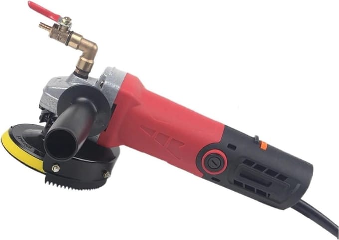 Natte Polijstmachine - Steen Polijster - Marmer Polijsten - Variabele Snelheid - 2.4 kg - Rood