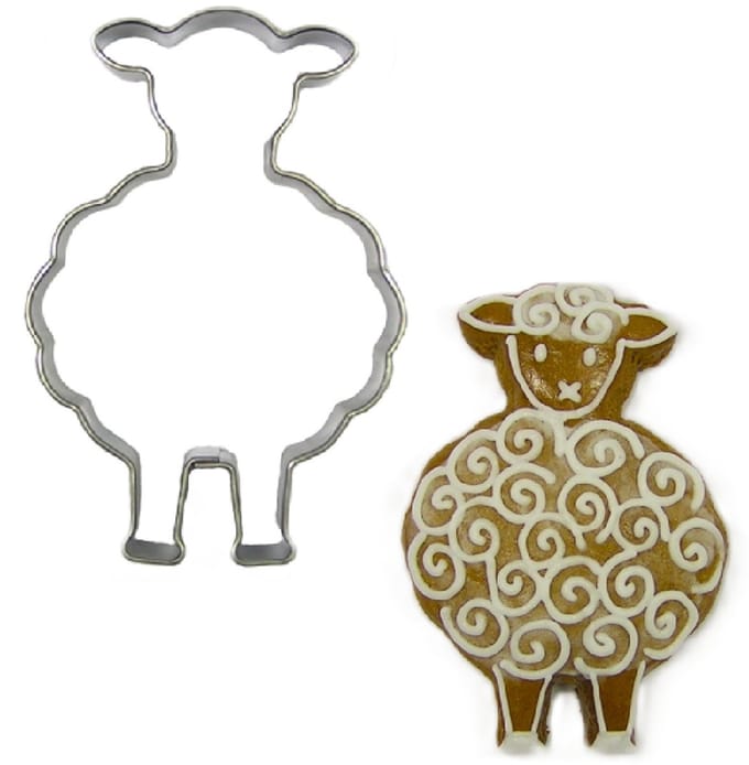 BrandNewCake Uitsteekvorm Schaap RVS 7cm