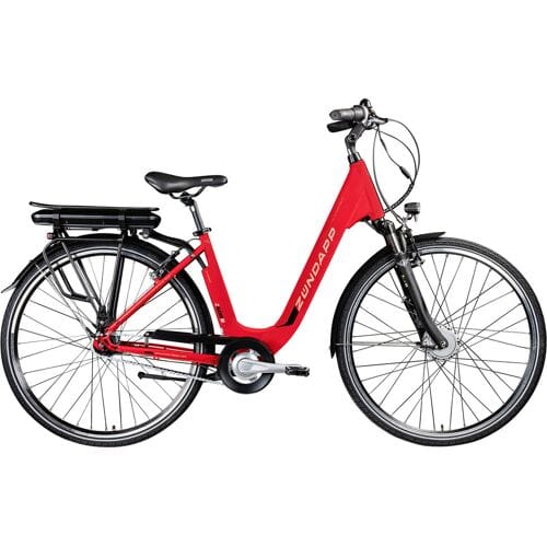 ZÜNDAPP Elektrische fiets City Z600 (karmijn)