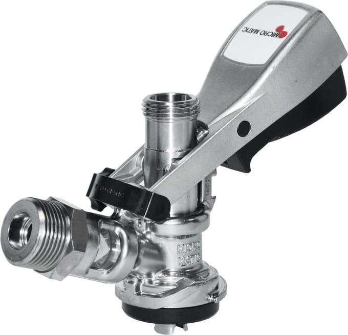 Type S Fustkoppeling Micro-Matic - Bierfust koppeling - Bajonetkoppeling fust - Koppeling biervat - Bierfustaansluiting - Koppeling voor bierfust