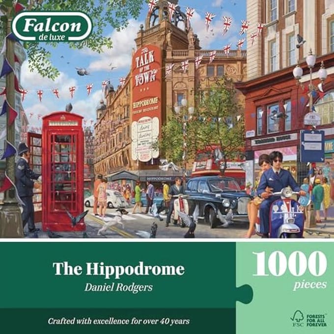 Hippodrome Puzzel van 1000 Stukken – Nostalgisch Londen