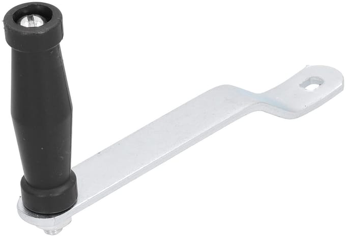 Dailygoody - Ergonomische Liergreep - Crank met Gegalvaniseerde Bracket - Ideaal voor Boottrailers - Stevig en Betrouwbaar - Perfect voor Bootliefhebb