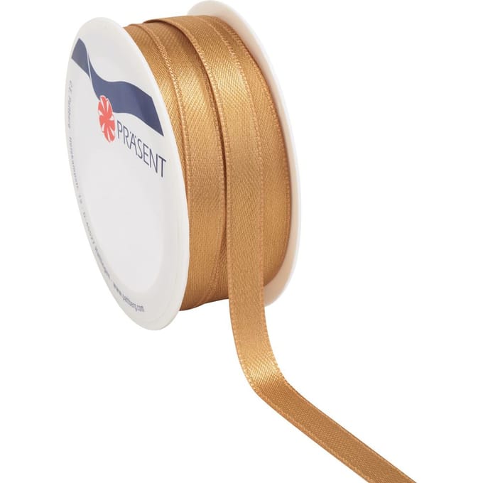 Satijnen lint, 6 mm - Goud