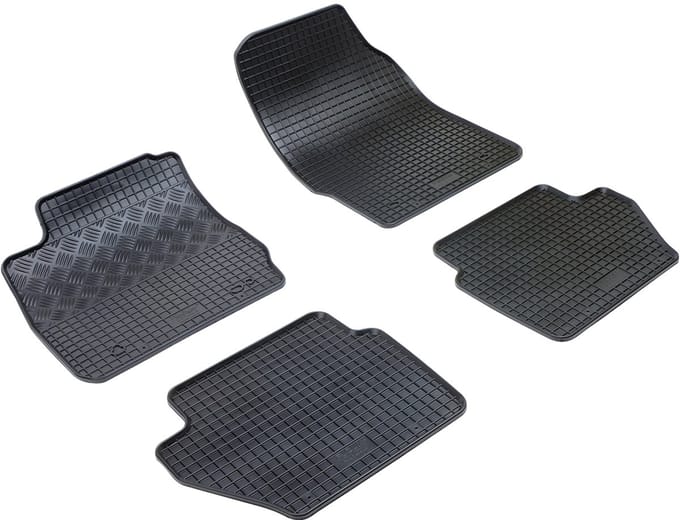 Automatten voor Ford Fiesta MK6 (2008-2017) - 4-delig - Rubber