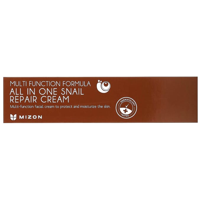 Mizon, Crème réparatrice tout-en-un à la bave d'escargot, 32 ml (35ml) brown