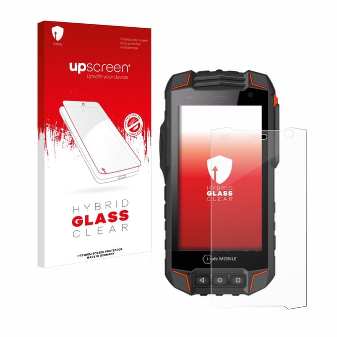 upscreen - Screenprotector voor i.safe MOBILE IS530.1 - Folie Beschermfolie Beschermglas transparant