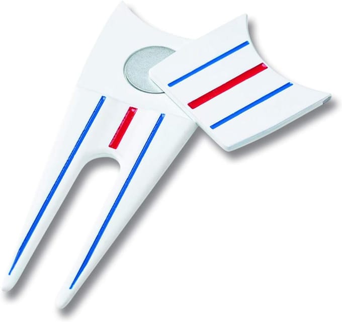 Golf Pitchfork met Balmarker voor Perfecte Lijn