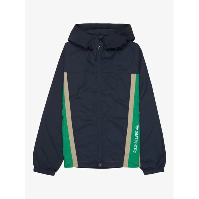 Quiksilver Clicker Windbreaker Regenjas Blauw 14 Years Jongen