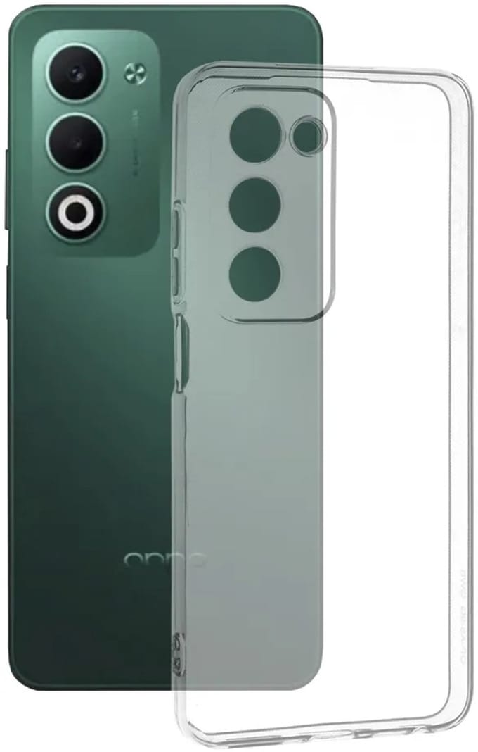 Hoesje geschikt voor Oppo A5/A5m - Techsuit Clear Silicone Back Cover - Transparant