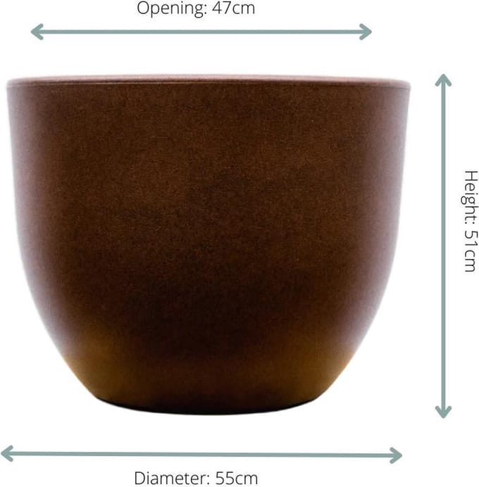 Pot Eggy Bronze - D55 x H43