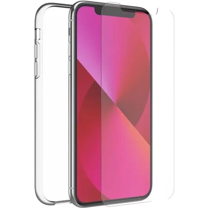 Recycletek romp en gehard glaspakket Muvit For Change iPhone 11