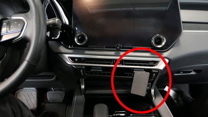 Brodit ProClip houder geschikt voor Lexus RX Serie 2023 - Angled mount