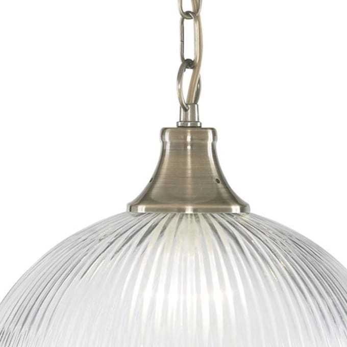 Searchlight Hanglamp American Diner, 1-lamp messing