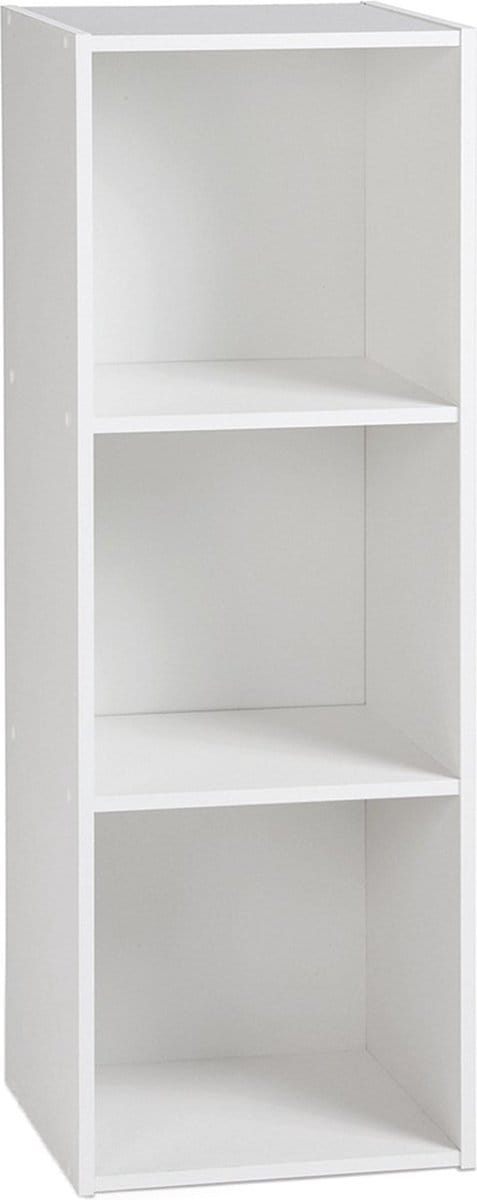 CALICOSY - Opbergplank bestaande uit 3 dozen in spaanplaat 32x30x93cm