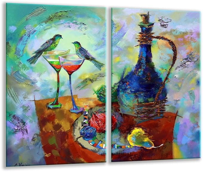 TMK ArtDeko - Snijplank - Glas - 30x52 cm - Vaatwasbestendig