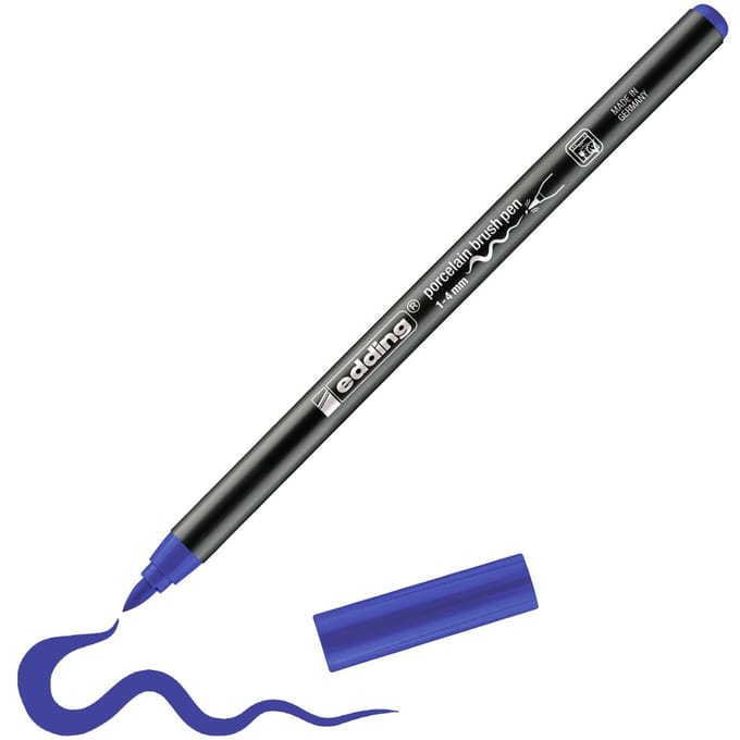 edding 4200 Porselein penseelpen - Blauw