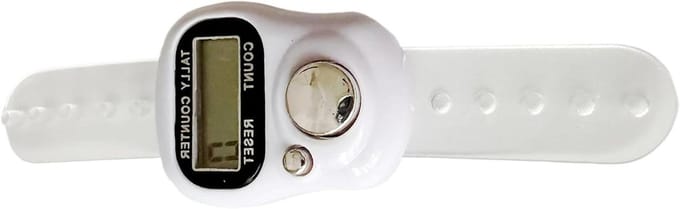 Elektronische Vingerteller - Digitale Clicker - Sport Coaching - Energiezuinig - 12 gram - Wit