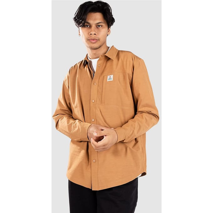 Passenger Traveller Stretch Shirt blauw