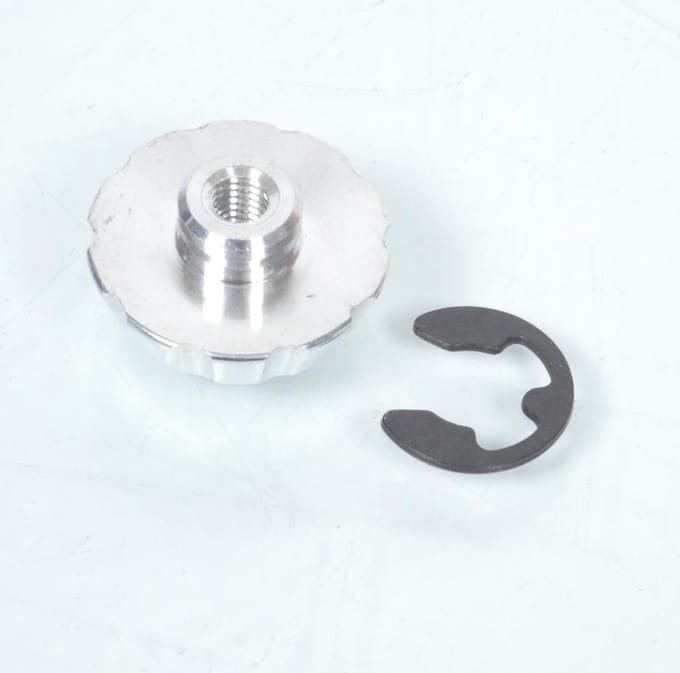 Moer aluminium gereedschapskist voor bromfiets Peugeot 50 103 M6x1.0 Nieuw