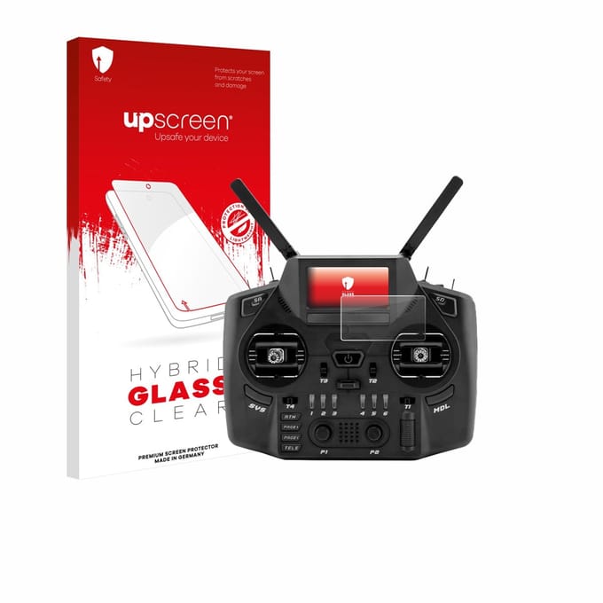 upscreen - Screenprotector voor Radiomaster GX12 - Folie Beschermfolie Beschermglas transparant