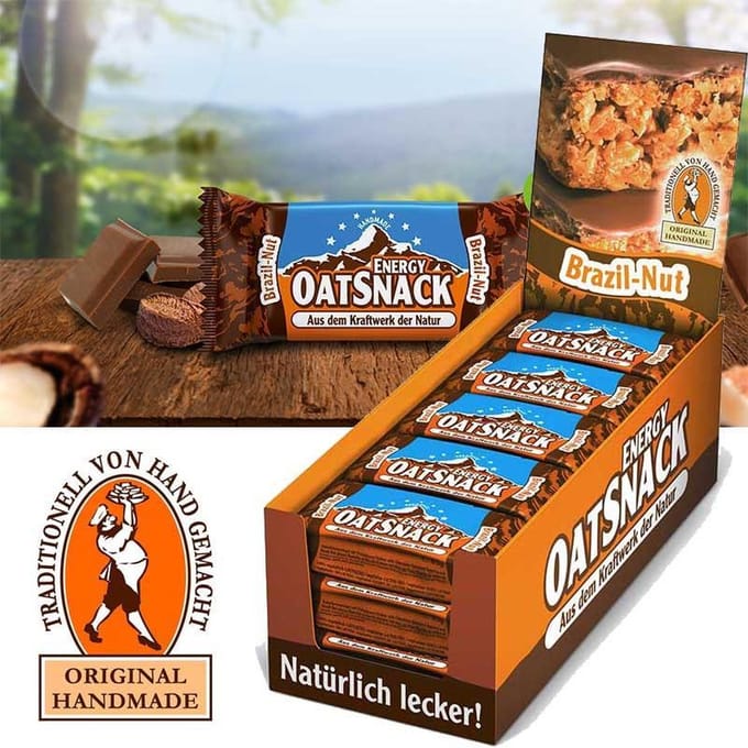 Davina - Energy OatSnack - 15 repen - 65 gr pst - Brazil-nut