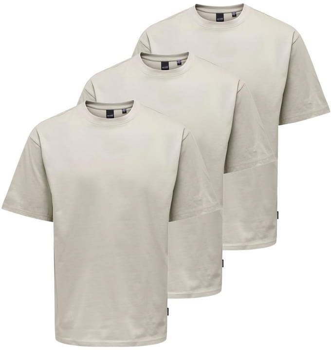 Only & Sons Heren t-shirt 3 pack Onsfred