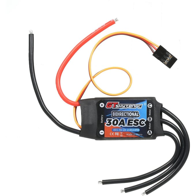 GTSKYTENRC Bidirectioneel 70A borstelloos ESC voor afstandsbediening auto/boot/afstandsbediening schip 30A