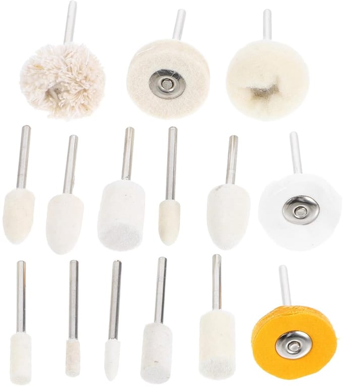 Mini Polijstkop Set - Buffing Pads - Precisie Polijsten - T-Vorm Ontwerp - 50 Stuks - Diverse