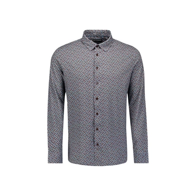 No Excess - Heren Overhemd - 33430813 - 138 Dusty Blue