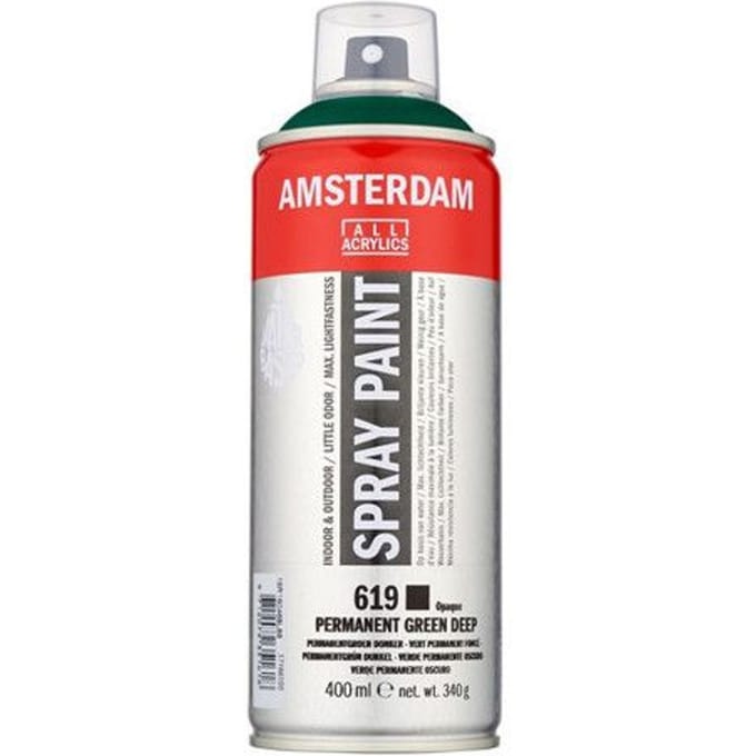 Bombe de peinture Amsterdam 400 ml vert permanent foncé groen