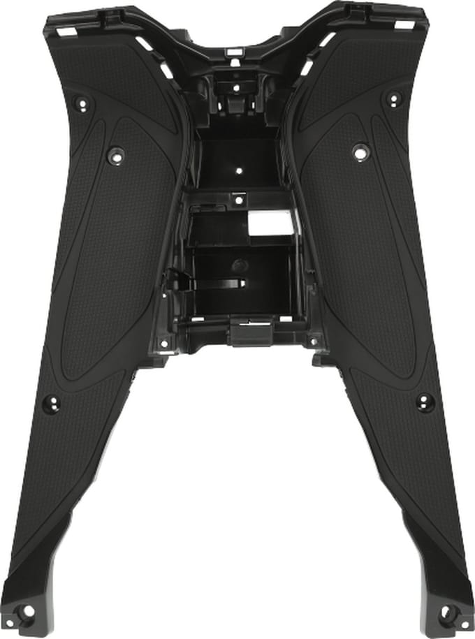 Treeplank Mezoly voor MBK Nitro, Yamaha Aerox zwart (Tot 2013)