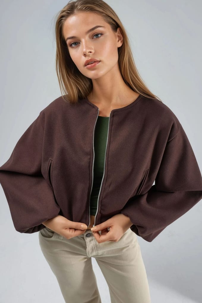 Korte Gabardinejas met Rits en Zak