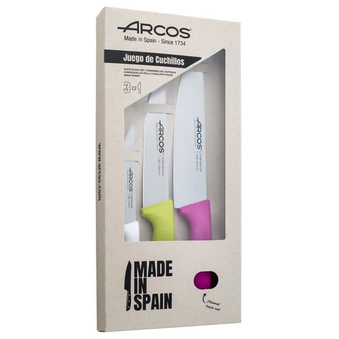 ARCOS Niza - Coffret 3 Couteaux de Cuisine (110, 150, 200 mm)