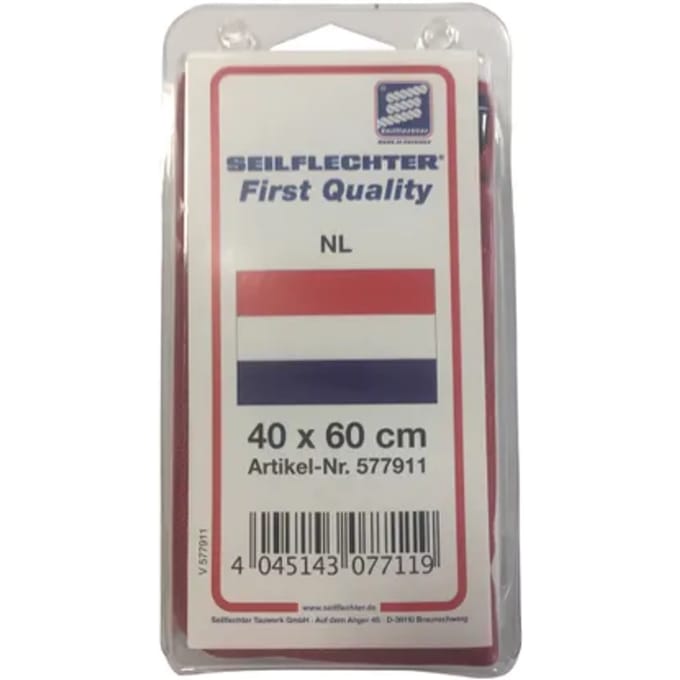 Seilflechter Vlag Nederland 40 X 60cm.