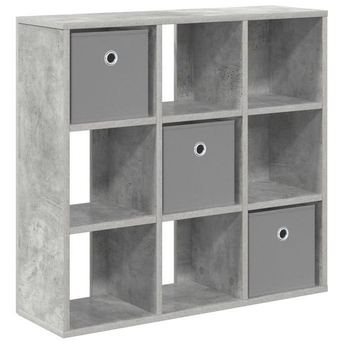 vidaXL - Dressoir - Beton - Grijs - 73,5 - x - 24 - x - 69,5 - cm