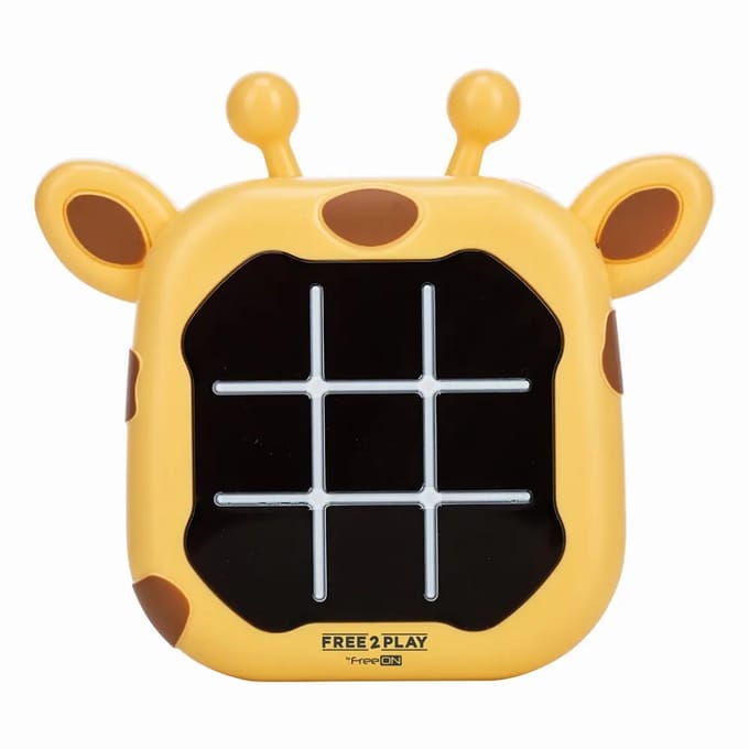 Elektronisch denkspel Tic-Tac-Toe FreeON Free 2 Play Giraffe